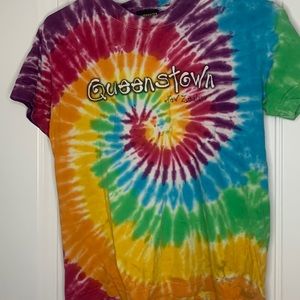 Tie-dye New Zealand Queenstown shirt